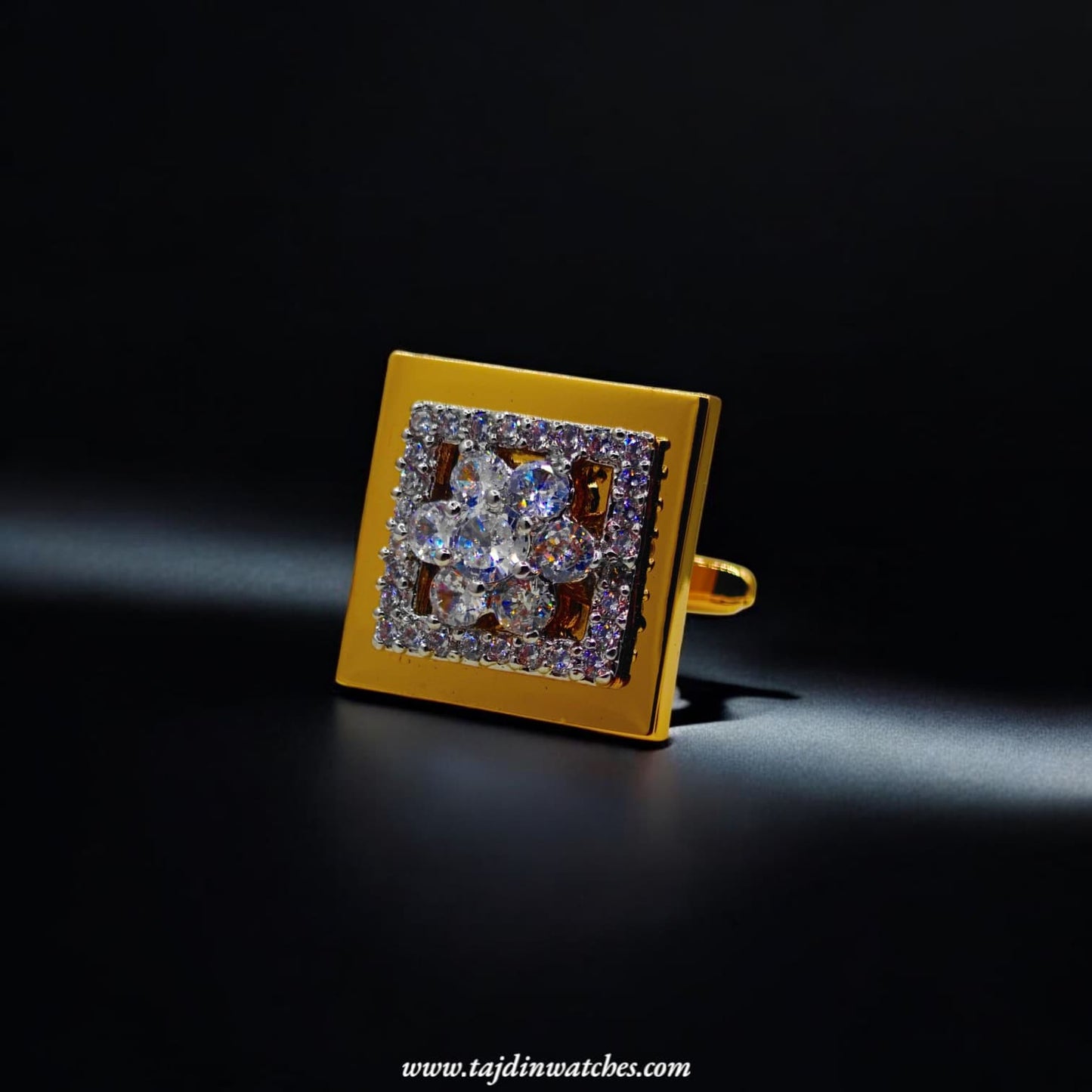 Taj 121 Square Zirconia Cufflinks