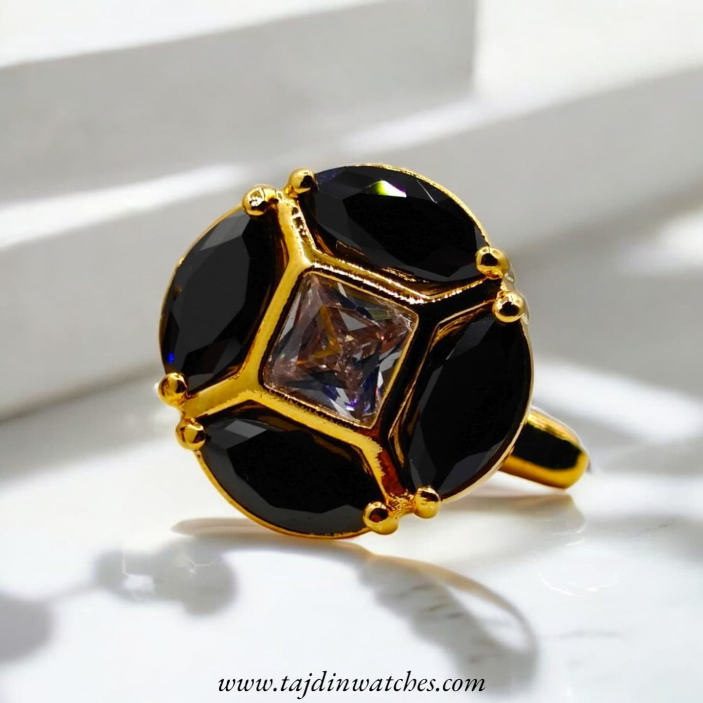 Taj 110 Black Zirconia Cufflinks